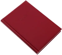 Realsystem 23.0622412 Határidőnapló  standard a/5 napi fehér lapos bordó 2026. kép