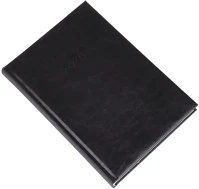 Realsystem 23.0632401 Határidőnapló  standard b/5 napi fehér lapos fekete 2026. kép