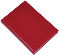 Realsystem 23.0632412 Határidőnapló  standard b/5 napi fehér lapos bordó 2026. kép