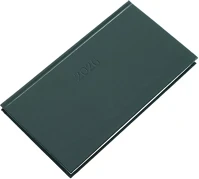 Realsystem 23.0712405 Zsebnaptár  standard fekvő fehér lapos zöld 2026. kép