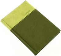 Realsystem 23.0741005 Zsebnaptár  lux b/6 álló fehér lapos zöld 2026. kép