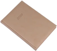 Realsystem 23.0903121 Határidőnapló  bolero b/5 napi sárga lapos drapp 2026. kép