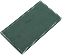 Realsystem 23.0903205 Zsebnaptár  bolero fekvő sárga lapos zöld 2026. kép