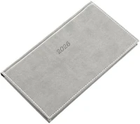 Realsystem 23.0903210 Zsebnaptár  bolero fekvő sárga lapos szürke 2026. kép