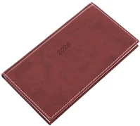 Realsystem 23.0903217 Zsebnaptár  bolero fekvő sárga lapos barna 2026. kép