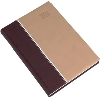 Realsystem 23.0938817 Határidőnapló  kensington a/5 napi fehér lapos barna 2026. kép