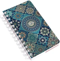 Realsystem 23.09394 Határidőnapló  sp5 spirál a/6 napi fehér lapos mozaik 2026. kép