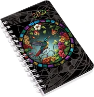 Realsystem 23.09407 Zsebnaptár  sp3 spirál mini 78x128mm heti fehér lapos kolibri 2026. kép