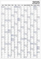 Realsystem 23.09427 Plakátnaptár  éves b/1 980x680mm kétoldalas 2026. kép