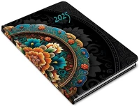 Realsystem 23.0952102 Zsebnaptár  fiestina b/6 álló fehér lapos mandala 2026. kép