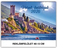 Realsystem 23.0971107 Falinaptár  460x320mm fekvő várak kastélyok 2026. kép