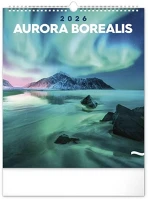 Realsystem 23.09823 Falinaptár  300x340mm álló aurora borealis 2026. kép