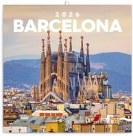 Realsystem 23.09840 Lemeznaptár  300x300mm barcelona 2026. kép