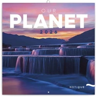 Realsystem 23.09843 Lemeznaptár  300x300mm our planet 2026. kép