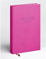 Realsystem 5311-34 Tanári határidőnapló a5, műbőr 150mmx210mm, fehér lapokkal pink 2025 kép