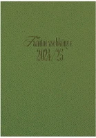 Realsystem 5317-10 Tanítói zsebkönyv  műbőr a/5 heti zöld 2023-2024 kép