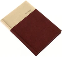 Realsystem 5411-46 2022-es lux  b6 heti beosztású barna zsebnaptár kép