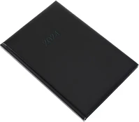 Realsystem 5611-01 2025 standard  b5 heti beosztású fekete határidőnapló kép