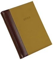 Realsystem 5611-32 Realsystem 2023-as Linett 5611-32 B5 heti beosztású barna-mustár határidőnapló kép