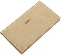 Realsystem 5712-46 2022-es bolero  fekvő drapp zsebnaptár kép