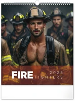 Realsystem 6087-DF Falinaptár  300x340mm álló firefighters 2026. kép