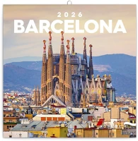 Realsystem 6097-BC Lemeznaptár  300x300mm barcelona 2026. kép