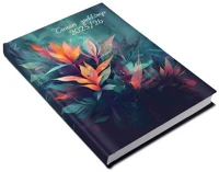 Realsystem COR_NAT53116925 Tanári zsebkönyv, 2025/2026 tanév, a5, heti, levelek kép