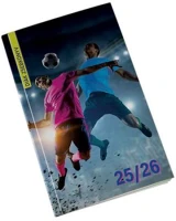 Realsystem COR_NAT53136425 Diák zsebkönyv, heti, 2025/2026 tanév, foci kép