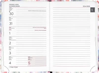 Realsystem PGD-33835-V Petito feathers 2024/2025 11x17,5cm 18 hónapos naptár kép