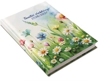 Realsystem TA26-5317-61 Tanítói zsebkönyv, heti, 2026/2027 tanév, virágok kép