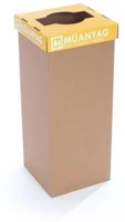 Recobin COR_URE001 Szelektív hulladékgyűjtő, újrahasznosított, 50 l,  
