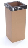 Recobin COR_URE004 Szelektív hulladékgyűjtő, újrahasznosított, 50 l,  