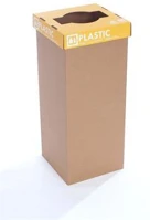 Recobin COR_URE018 szelektív hulladékgyűjtő, újrahasznosított, angol felirat, 50 l kép