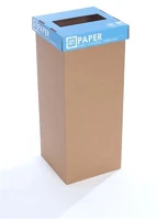 Recobin URE017 szelektív hulladékgyűjtő, újrahasznosított, angol felirat, 50 l kép