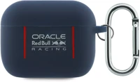 Red bull RBAP3SIVSV Lines silicone apple airpods pro 3 szilikon tok karabinerrel, kék kép