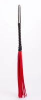 Red H05DEVIL00051 Calf leather handle saddle leather tails kép