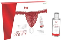 Red H05INTT000036 Brazilian panty + slinding gel kép