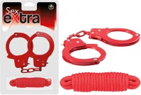 Red H05NMC0002372 Sex extra - metal cuffs & love rope kép