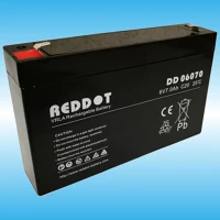 Reddot DD06070 6V 7AH Dd06070 6v 7ah gondozásmentes agm akkumulátor kép