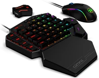 Redragon M721-PRO RGB k585 rgb egykezes gaming billentyűzet +  gamer egér + ga200 konverter (xbox,ps4,ps3,pc) kép