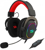 Redragon H510 Zeus 7.1 gaming headset black/red kép