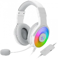 Redragon H350W-RGB-1 Pandora 2 white, gaming headset w/adapter (xbox ps4) kép