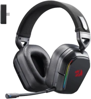 Redragon H868 Wireless bluetooth rgb gaming headset black kép