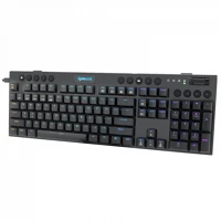 Redragon K618-RGB_RED_HU Horus red switch vezetékes/vezeték nélküli billentyűzet fekete kép