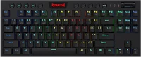 Redragon K621-RGB_BROWN_HU Horus tkl, wired&2.4g&bt mechanical keyboard, rgb, brown switch black hu kép