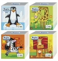 Regina 421239 Szalvéta  kids 1 rétegű 30x30 cm 1/4 hajtogatott 45 lapos kép