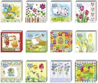 Regina 424803 Szalvéta  húsvéti 1 rétegű 33x33 cm 20 lapos vegyes mintás kép