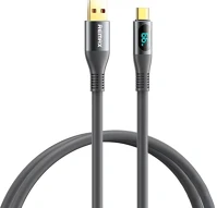 Remax IN31200 Cable usb-c  zisee, rc-030, 66w, 1,2m (grey) kép