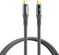 Remax RC-C032 Cable usb-c usb-c  zisee, , 1,2m, 100w, (grey) kép