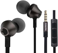 Remax RM-610 Vezetékes sztereó fülhallgató, 3.5 mm, mikrofon, felvevő gomb, hangerő kép